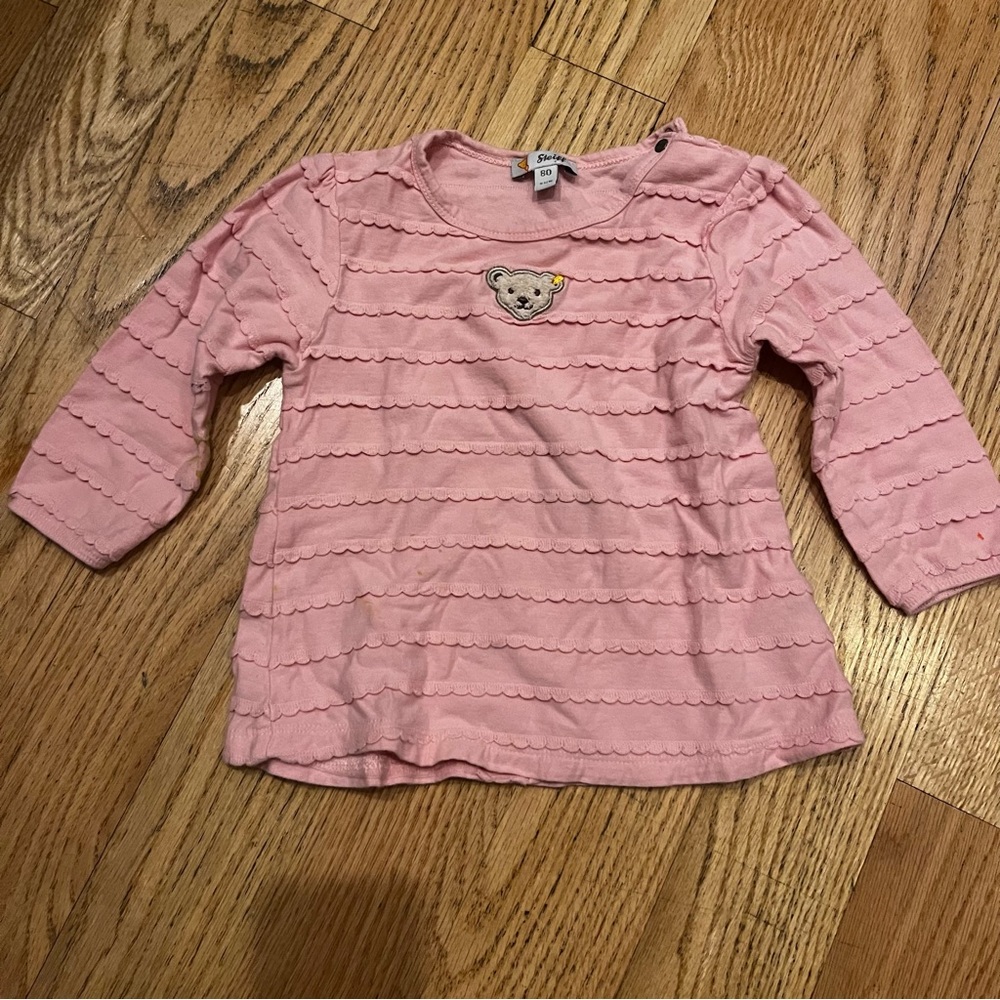 Steiff Pink Tunic with Bear